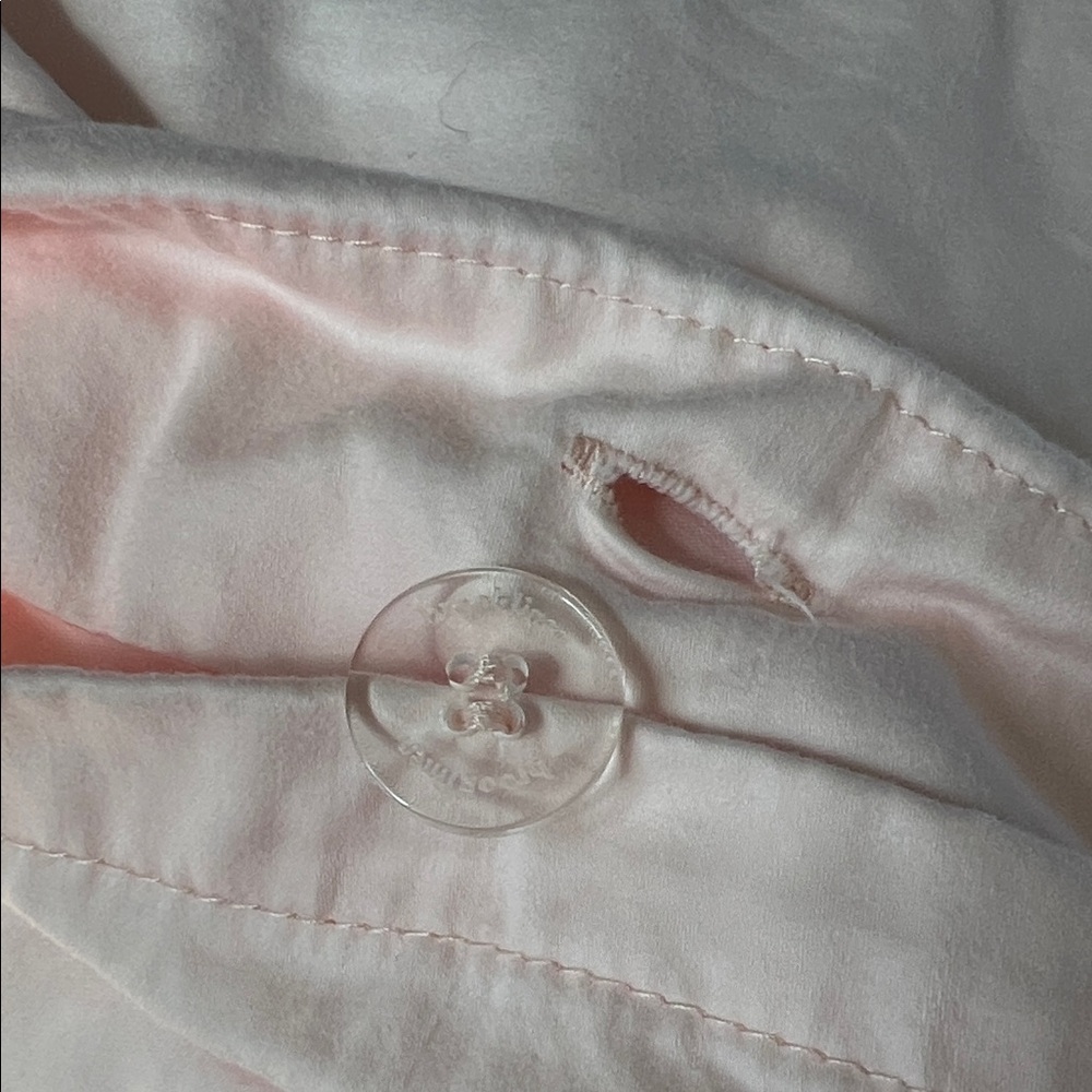 Brooklinen Queen Size Light Pink Duvet Cover with Matching Shams 100% Cotton - Picture 2 of 4